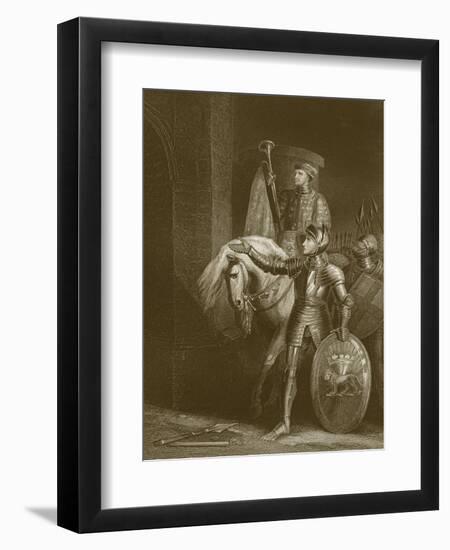 The Siege of Harfleur-James Northcote-Framed Giclee Print