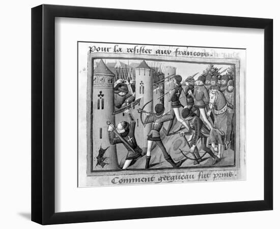 The Siege of Jargeau, October 1428, 1484-Martial De Paris-Framed Giclee Print
