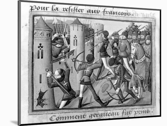 The Siege of Jargeau, October 1428, 1484-Martial De Paris-Mounted Giclee Print