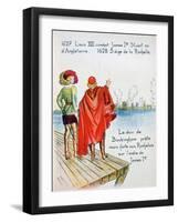 The Siege of La Rochelle, 1628-null-Framed Giclee Print