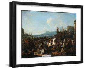 The Siege of La Rochelle in October 1628, Early 18th Century-Arnold Frans Rubens-Framed Giclee Print