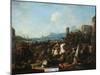 The Siege of La Rochelle in October 1628, Early 18th Century-Arnold Frans Rubens-Mounted Giclee Print