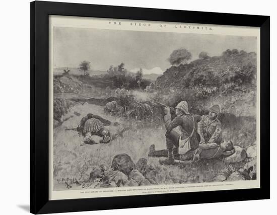 The Siege of Ladysmith-Henry Charles Seppings Wright-Framed Giclee Print