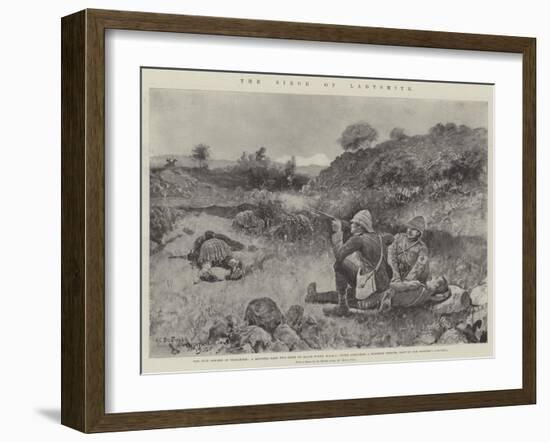 The Siege of Ladysmith-Henry Charles Seppings Wright-Framed Giclee Print