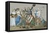 The Siege of Lille-Jean-Baptiste Lesueur-Framed Stretched Canvas