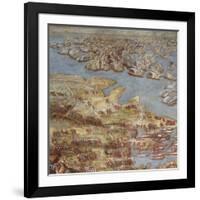 The Siege of Malta. Detail-Matteo Perez d'Aleccio-Framed Giclee Print