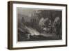 The Siege of Metz, Advanced Prussian Post at Mercy Le Haut-Charles Joseph Staniland-Framed Giclee Print