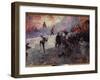 The Siege of Moscow, by the Army of Napoleon, in 1812 (Oil on Canvas)-Ilya Efimovich Repin-Framed Giclee Print