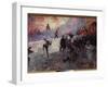 The Siege of Moscow, by the Army of Napoleon, in 1812 (Oil on Canvas)-Ilya Efimovich Repin-Framed Giclee Print