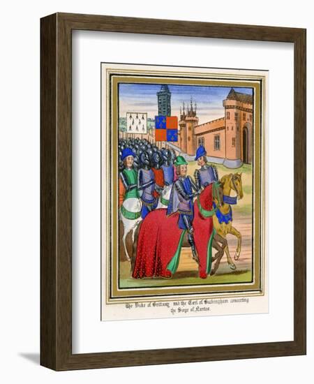 The Siege of Nantes 1380-null-Framed Art Print