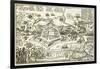 The Siege of Neuhausel by the Turks in 1663 from a Book on the Ottoman Campaigns in Europe-null-Framed Giclee Print