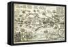 The Siege of Neuhausel by the Turks in 1663 from a Book on the Ottoman Campaigns in Europe-null-Framed Stretched Canvas