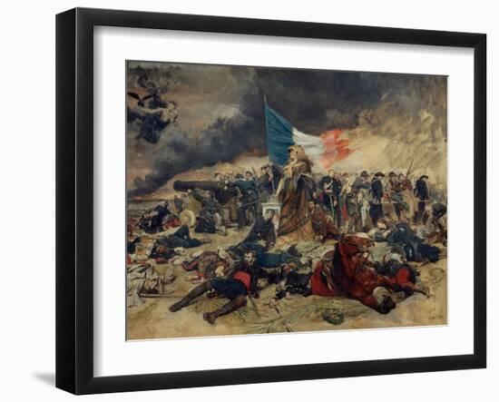 The Siege of Paris 1870-71-Meissonier-Framed Giclee Print