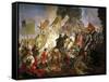 The Siege of Pskov by Stephen Báthory in 1581, 1839-1843-Karl Briullov-Framed Stretched Canvas