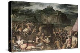 The Siege of San Leo-Giorgio Vasari-Stretched Canvas