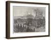 The Siege of Sebastopol, Retreat of the Russians from the South to the North Side-Gustave Dore-Framed Giclee Print