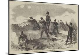 The Siege of Sebastopol, the Rifles in the Trenches-null-Mounted Giclee Print