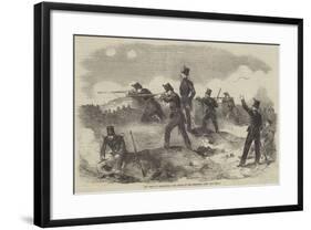 The Siege of Sebastopol, the Rifles in the Trenches-null-Framed Giclee Print