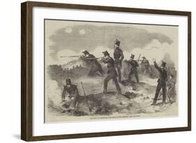 The Siege of Sebastopol, the Rifles in the Trenches-null-Framed Giclee Print