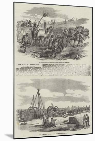 The Siege of Sebastopol-null-Mounted Giclee Print