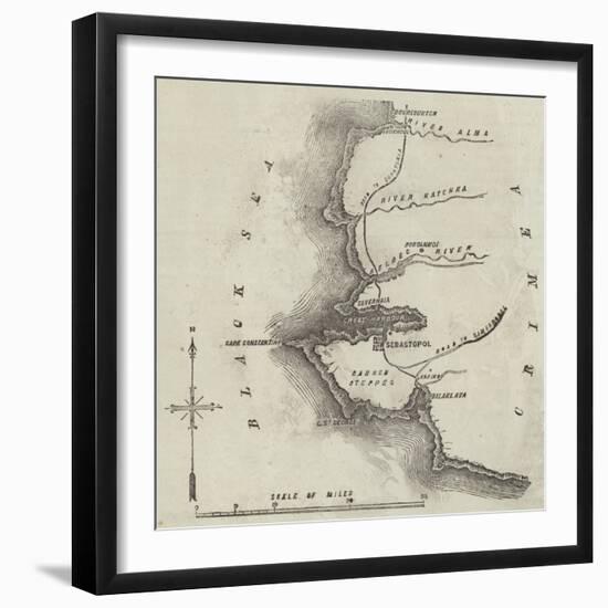 The Siege of Sebastopol-null-Framed Giclee Print