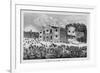 The Siege of the Alamo, 6th March 1836, from Texas, an Epitome of Texas History, 1897-null-Framed Premium Giclee Print