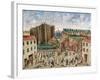 The Siege of the Bastille, 1789-Claude Cholat-Framed Giclee Print