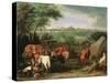 The Siege of Tournai by Louis Xiv-Meulen-Stretched Canvas