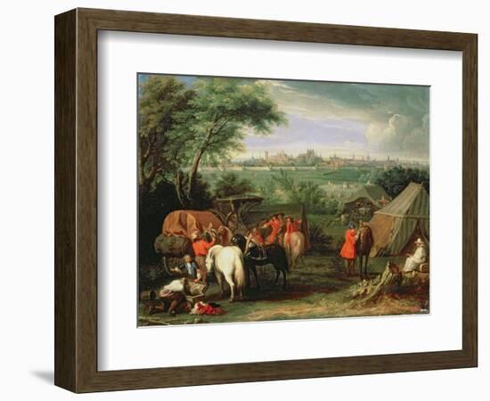 The Siege of Tournai by Louis Xiv-Meulen-Framed Giclee Print