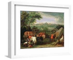 The Siege of Tournai by Louis Xiv-Meulen-Framed Giclee Print