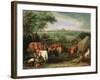 The Siege of Tournai by Louis Xiv-Meulen-Framed Giclee Print