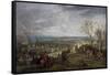 The Siege of Valenciennes, 1677-Adam Frans van der Meulen-Framed Stretched Canvas