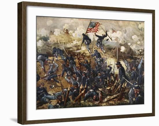 The Siege of Vicksburg, May 18th - July 4th 1863-Henry Alexander Ogden-Framed Giclee Print