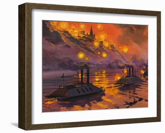 The Siege of Vicksburg-Angus Mcbride-Framed Giclee Print