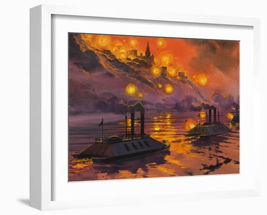 The Siege of Vicksburg-Angus Mcbride-Framed Giclee Print