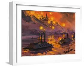 The Siege of Vicksburg-Angus Mcbride-Framed Giclee Print