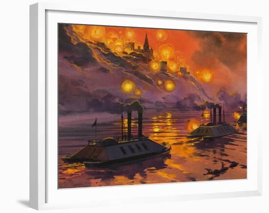 The Siege of Vicksburg-Angus Mcbride-Framed Giclee Print