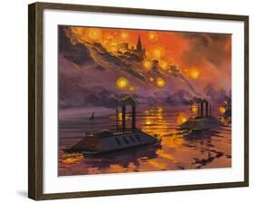 The Siege of Vicksburg-Angus Mcbride-Framed Giclee Print