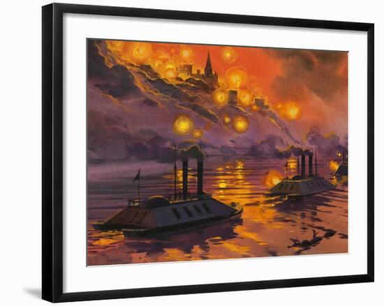 The Siege of Vicksburg-Angus Mcbride-Framed Giclee Print