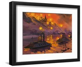 The Siege of Vicksburg-Angus Mcbride-Framed Premium Giclee Print