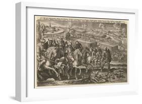 The Siege of Vienna by Turkish Army, 1529-Adriaen Collaert-Framed Giclee Print