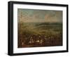 The Siege of Vienna by Turkish army,-null-Framed Giclee Print