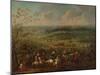 The Siege of Vienna by Turkish army,-null-Mounted Giclee Print