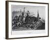 The Siege of Zaragoza in June 1808, Engraved by Augustin Burdet-Denis-auguste-marie Raffet-Framed Giclee Print