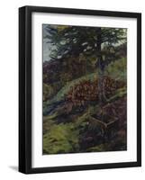 The Siegfried-Well Near Eberbach in the Odenwald, 1902-Wilhelm Trübner-Framed Giclee Print