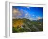 The Sierra de Tejeda, a mountain massif above Frigiliana in the province of Malaga, Andalusia, S...-Panoramic Images-Framed Photographic Print