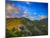 The Sierra de Tejeda, a mountain massif above Frigiliana in the province of Malaga, Andalusia, S...-Panoramic Images-Mounted Photographic Print