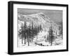 The Sierra Nevada Mountains, USA, 19th Century-Edouard Riou-Framed Giclee Print