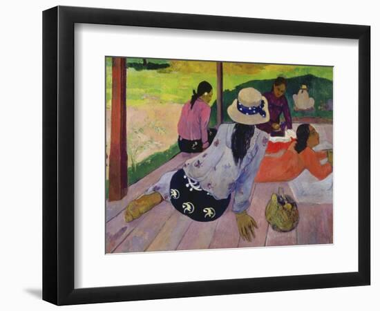 The Siesta, about 1892-94-Paul Gauguin-Framed Giclee Print