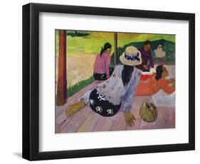 The Siesta, about 1892-94-Paul Gauguin-Framed Giclee Print